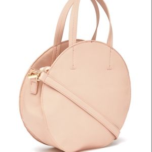 Shiraleah Andrea Round Vegan Leather Shoulder Bag